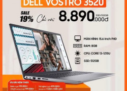 Laptop Dell Vostro 3520 I3 ổn định trong tầm giá