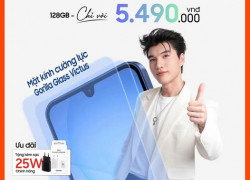 Điện thoại Samsung A17 5G 128GB giá về tay chỉ 5.490.000