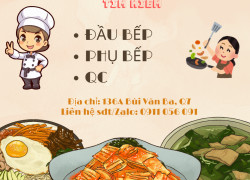 [KCX TÂN THUẬN- Q7] TUYỂN BẾP ĐÊM – SUẤT ĂN CÔNG NGHIỆP