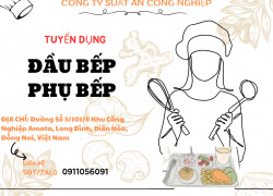 Nhân viên bếp ăn  công nghiệp tại KCN Amata Đồng Nai