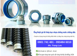 Ống Ruột Gà Lõi Thép Bọc Nhựa Chống Nước, Chống Dầu