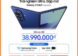 Fold 7 thiết kế gập mở tiên phong giá chỉ còn 37xxx