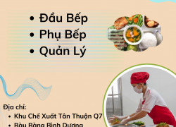 TUYỂN GẤP- ĐÁU BẾP SUẤT ĂN CÔNG NGHIỆP [KCX TÂN THUẬN-Q7]
