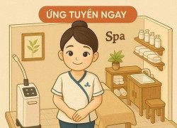 GỪNG SPA tuyển KTV ko yêu cầu kinh nghiệm & ngoại hình