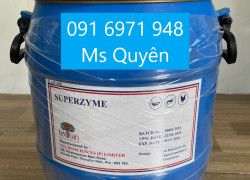 Enzyme tẩy nhớt bạt, cắt tảo ao tôm cá Superzyme