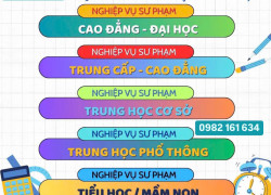 Khóa Cung Cấp Chứng Chỉ Nghiệp Vụ Sư Phạm