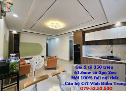 Căn hộ CT7 vinh điềm trung Nha Trang. có riêng sở hưu lâu dài. 2pn 2 wc. giá chỉ 2 ty 350 chính chủ O79-535353O