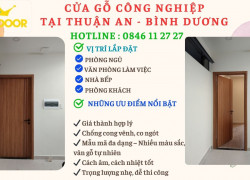Giá cửa gỗ công nghiệp tại Thuận An - Bình Dương mới nhất