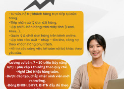 TUYỂN DỤNG KẾ TOÁN BÁN HÀNG