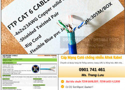 Cáp Mạng CAT6 Chống Nhiễu Altek Kabel có kiểm định