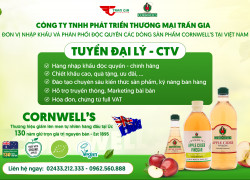 TUYỂN SỈ – ĐẠI LÝ – NPP CORNWELL’S - THƯƠNG HIỆU GIẤM LÊN MEN HÀNG ĐẦU TẠI ÚC