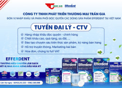 TUYỂN SỈ – ĐẠI LÝ – NPP EFFERDENT - THƯƠNG HIỆU CHUYÊN LÀM SẠCH THIẾT BỊ NHA KHOA HÀNG ĐẦU HOA KỲ