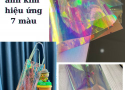 màng nhựa ánh kim 7 màu - Hologram