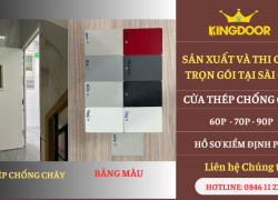 Cửa thép chống cháy tại Sài Gòn