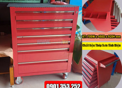 Tủ đựng đồ nghề dòng 7 ngăn - Tủ cơ khí gara, nhà xưởng