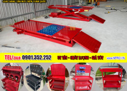 Bàn nâng xe máy cơ điện