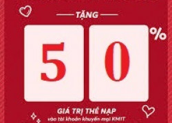Mừng giải phóng thủ đô 10-10, MobiFone khuyến mãi 50% nạp tiền