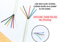Cáp Báo Cháy không chống nhiễu 6×0.22mm² Altek Kabel