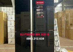 Tủ lạnh Sharp 4 cánh Inverter 572 lít SJ-FX650V-MK