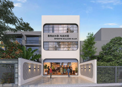Nhà mặt tiền Phạm Văn Đồng, ngay Gigamall. DT 7.4x29 nhà 1 trệt 2 lầu mới xây