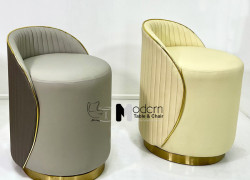 Ghế bàn trang điểm nệm da viền mạ vàng CS0926-P tại HCM