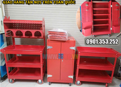 Xe đẩy, tủ đựng đồ nghề 5 ngăn