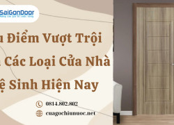 Ưu Điểm Vượt Trội Của Các Loại Cửa Nhà Vệ Sinh Hiện Nay