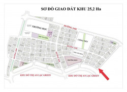 Bán lô đất hoa hậu hàng hiếm khu dịch vụ Vân Canh 25,2 ha. LH: 0986 866 790