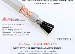Cáp điều khiển tín hiệu 12 lõi có lưới Altek Kabel 12G1.0mm2 Hà Nội