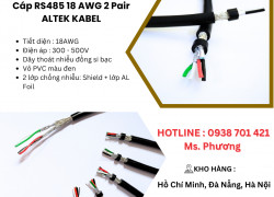 Cáp RS485 18 AWG 2 Pair ALTEK KABEL Đà Nẵng, Hà Nội, Hồ Chí Minh