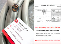 Cáp tín hiệu chống nhiễu 20x1.0 Đà Nẵng, Huế, Quảng Nam, Quảng Trị