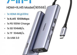 UGREEN 90568 – HUB TYPE-C 7 IN 1, MỞ RỘNG SỨC MẠNH KẾT NỐI!