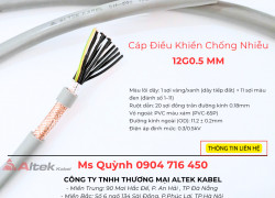Cáp điều khiển có lưới chống nhiễu Altek Kabel 12x0.5mm2 Đà Nẵng, Hà Nội