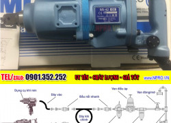 Súng siết bu lông dùng khí nén 1” Toku MI-42GS