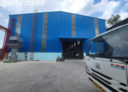Cần cho thuê xưởng 2.700m² tại Bàu Bàng – khuôn viên 7.000m², container ra vào 24/24