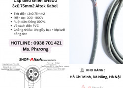 Cáp điều khiển SH500 3x0.75mm2 Altek Kabel Đà Nẵng, Hà Nội, Hồ Chí Minh