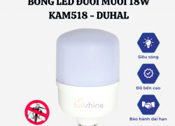 Bóng Led đuổi muỗi Duhal Kam518 18W
