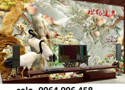 Tranh gạch men 3d trang trí phòng khách - MN523