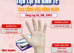 🌟 Găng tay SU_DM_Vinyl – Tiện lợi và kinh tế cho công việc hằng ngày