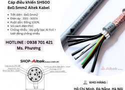 Cáp điều khiển SH500 8x0.5mm2 Altek Kabel Đà Nẵng, Hà Nội, Hồ Chí Minh
