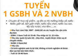 CÔNG TY CỔ PHẦN TRUE CARE VIỆT NAM TUYỂN 1 GSBH VÀ 2 NVBH