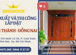 Cửa thép vân gỗ tại Long Thành - Đồng Nai
