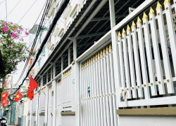 4 TẦNG ĐÚC - HẼM THẲNG NUỘT AN NINH - HẺM BAGÁC TƯƠNG SÁT NGAY 2 MẶT TIỀN