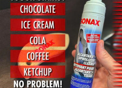 Làm sạch nỉ, vải, alcantara 250ml - Sonax Xtreme Upholstery & Alcantara Cleaner