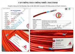 Cáp chống cháy chống nhiễu 2 lõi 18awg Đà Nẵng, Thanh Hóa, Nghệ An, Hà Tĩnh