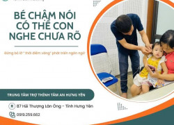 Bé chậm nói – có thể con nghe chưa rõ