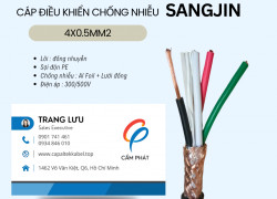 Cáp điều khiển chống nhiễu 4x0.5 Sangjin HCM, Bình Dương, Đồng Nai, BRVT