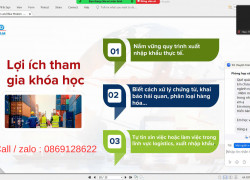 Khai giảng Khoá học XNK online toàn quốc