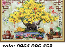 Tranh gạch 3d tranh hoa mai - 67CVB