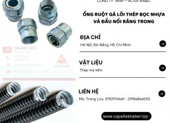 Tổng kho phân phối ống ruột gà lõi thép tại Đà Nẵng, Hà Nội, HCM